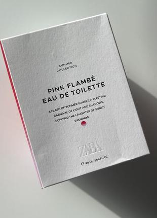 Zara pink flambe summer