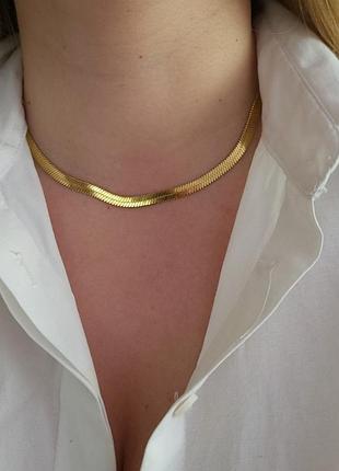 Цепь молния из нержавеющей стали