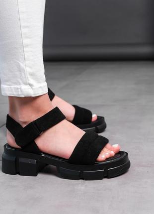 Жіночі сандалі fashion sheba 3629 40 розмір 25,5 см чорний