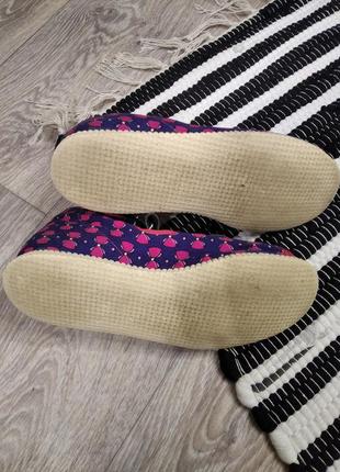 Текстильные босоножки сандалии тапочки с твердым задником3 фото