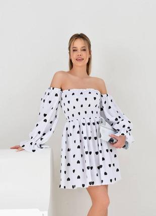 Муслінова сукня в сердечко