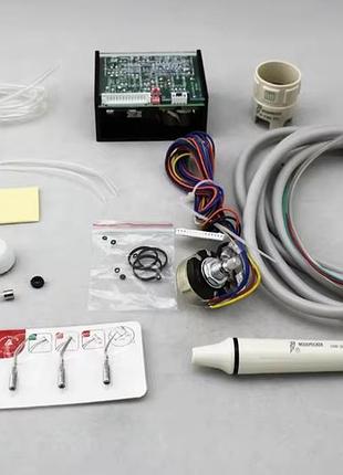 Ультразвуковой наконечник woodpecker hw-3h, блок управления, 5 насадок и оборудование для установки
