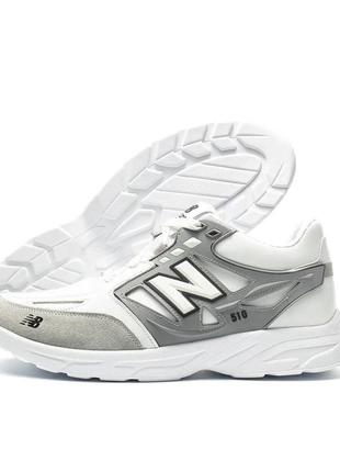 Мужские кожаные демисезонные кроссовки new balance