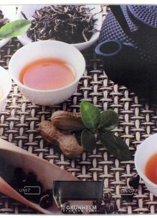 Весы кухонные grunhelm чай kes-1pte 5 кг