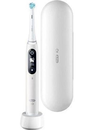 Електрична зубна щітка braun oral-b io series 6 iom6-1a6-1k-white біла