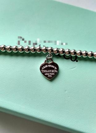 Браслет тиффани с розовым сердцем tiffany3 фото