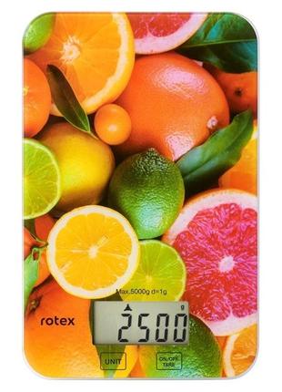 Ваги кухонні rotex citrus rsk14-p-citrus 5 кг