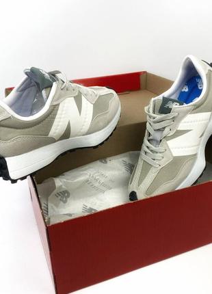 Кроси кросовки кроссовки кроси кросівки new balance 327 white&beige нью беленс 327