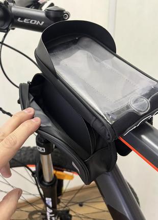Велосумка для смартфону на раму від sahoo roswheel
