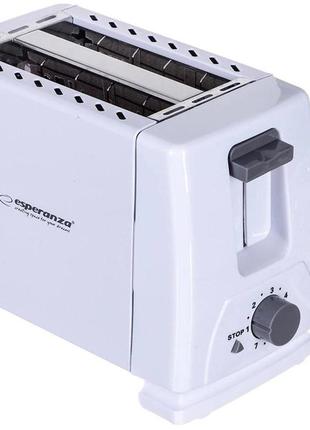 Тостер esperanza toaster caprese ekt001 600 вт