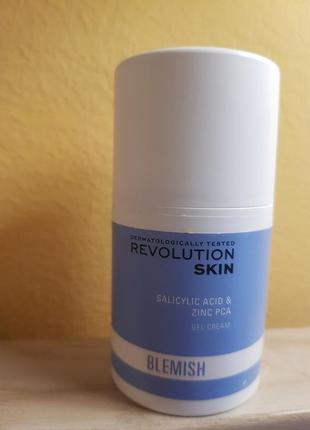 Revolution blemish salicylic acid &amp; zinc pca
увлажняющий крем-гель для жирной и проблемной кожи