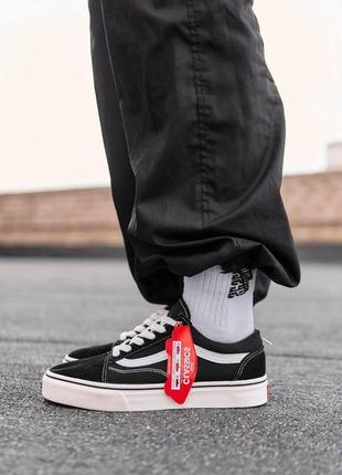 Vans old skool classic black white (молочна підошва) 36