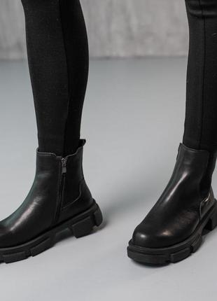 Ботинки женские fashion trauma 3800 38 размер 24,5 см черный