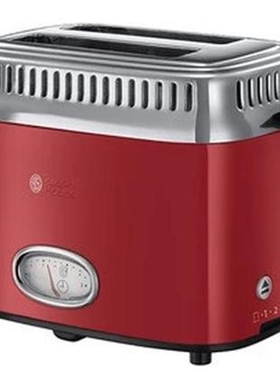 Тостер russell hobbs retro 21680-56 1100 вт