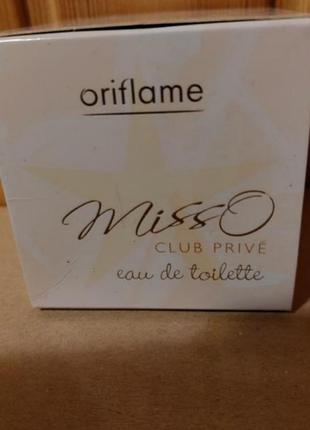 Туалетна вода miss o club prive