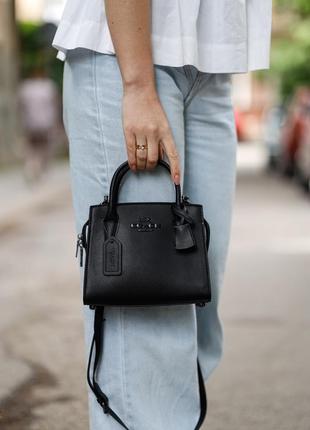 Сумка coach andrea carryall total black