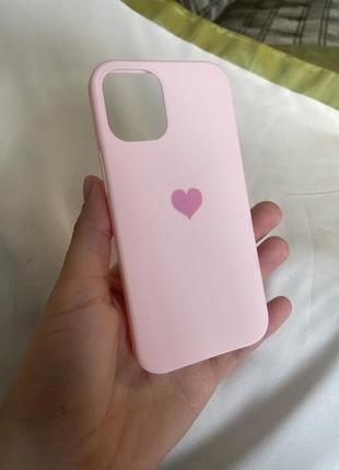 Рожевий чохол на айфон 12 міні / iphone 12 mini