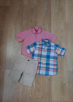 Летний набор для мальчика/шорты/рубашка с коротким рукавом для мальчика1 фото