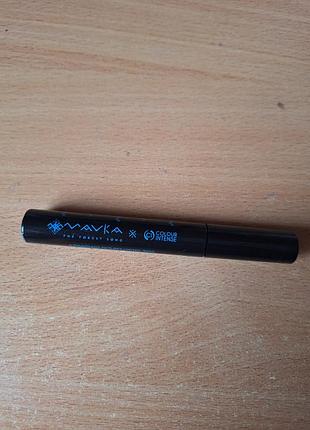 Блакитна туш colour intense x mavka mascara кольорова туш