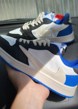 Nike air jordan 1 low travis scott x fragment наложенный платеж