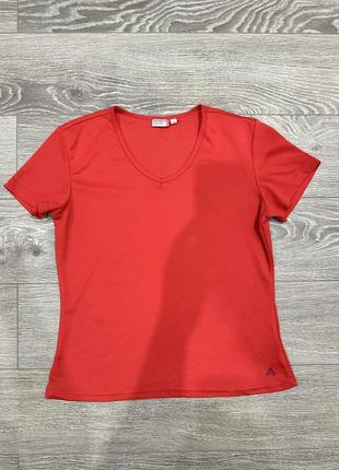 Спортивная коралловая футболка, размер м, состояние идеальное