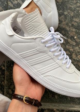 Adidas samba pure white 36