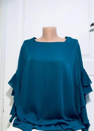 Нова ошатна блуза смарагдового кольору від бренду lovedrobe