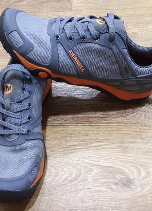 Мужские походные кроссовки merrell proterra sport gore-tex wild dove/tanga.