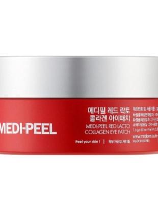 Омолоджуючі патчі з колагеном medi-peel red lacto collagen eye patch 60 шт