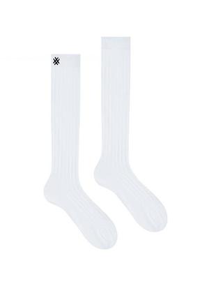 Жіночі високі шкарпетки sammy icon white knee білого кольору