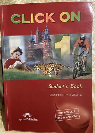 Оригінальний click on 1 student’s book для вивчення англійської мови