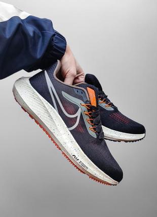 Nike air zoom pegasus 40 dark blue4 фото