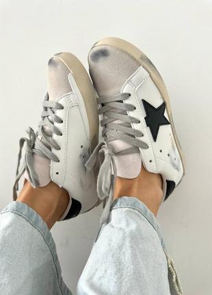 Жіночі кеди / кросівки golden goose black star (ggdb).