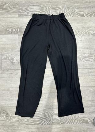 Черные летние брюки от shein, размер л