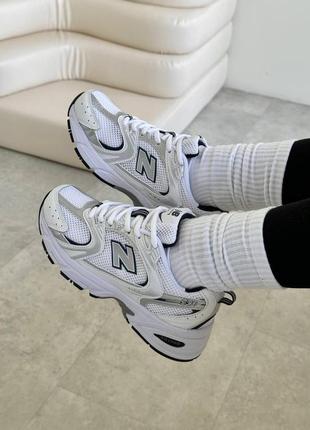 Кросівки new balance 530 white/silver