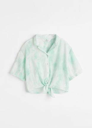 Блуза блузка легка літня на зав'язках