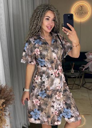 Платье на запах 42-52