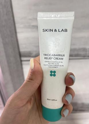 Skin&amp;lab tricicabarrier relief cream успокаивающий крем с центеллой, 50 мл.