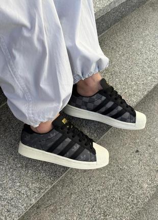 Adidas superstar x atmos denim pack grey 364 фото