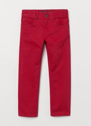 Саржевые брюки джинсы h&amp;m на парня 8-9 лет (134)