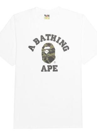 Футболка с принтом a bathing ape bape