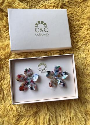 Жіночі сережки / жіночі сережки-квіти c&c california