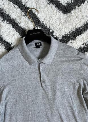 Кофта поло гольф h&m long polo sweater