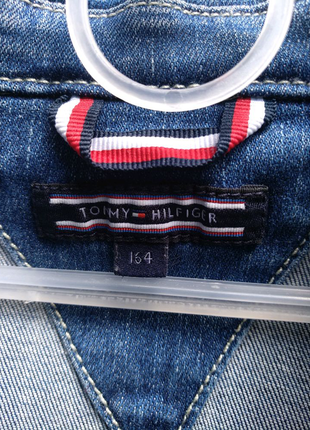 Курточка джинсовая, девочке р.158-164 бренд tommy hilfiger 3