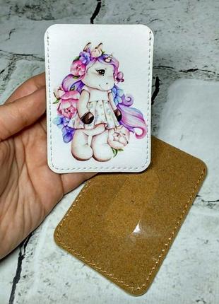 Обложка для id паспорта единорог обложка на пластиковый паспорт права 6,5х9,3 см (e-27)