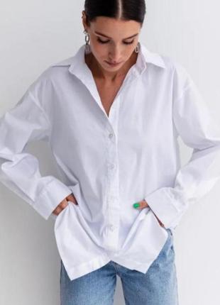 Біла базова сорочка колекції tom tailor🌷
