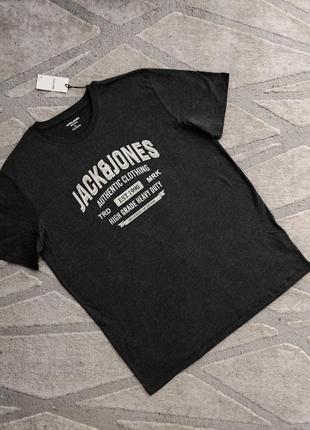 Фирменная футболка с принтом jack &jones (оригинал)р.l/xl