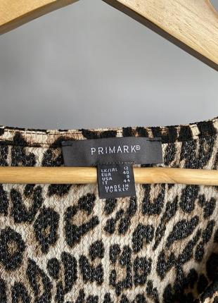 Вільна сукня в анімалістичний принт бренду primark3 фото