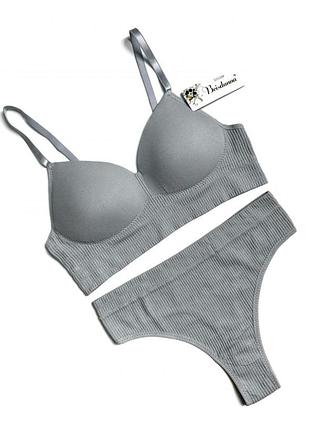Комплект топ и трусики beisdanna, чашка в