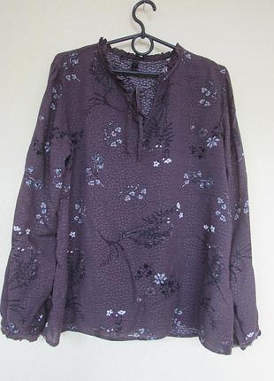 Віскозна блуза квітковий принт